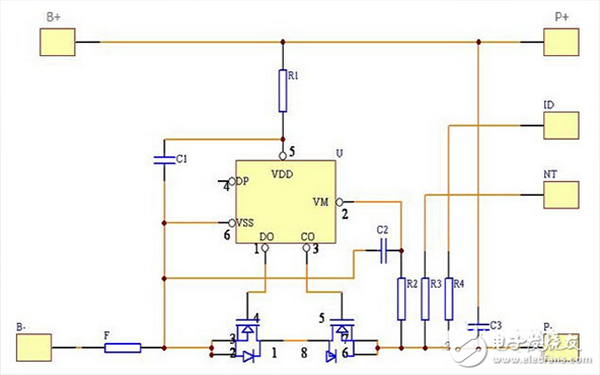 鋰電池保護(hù)板電路 鋰電池保護(hù)板原理詳解(圖1) 鋰電池保護(hù)板電路 鋰電池保護(hù)板原理詳解